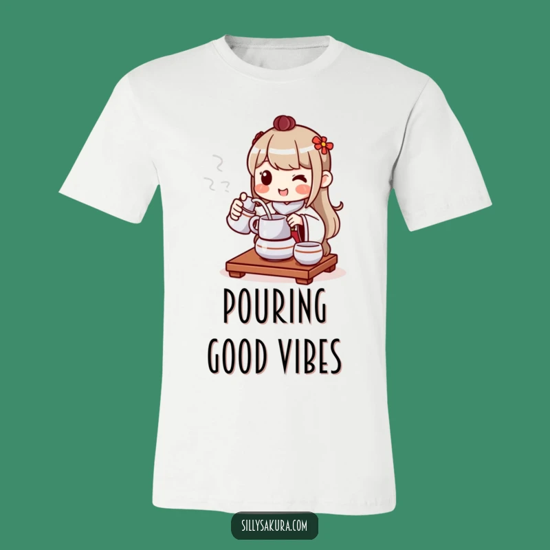 Funny Tea Ceremony T-Shirt: Relaxed & Humorous Casual Wear