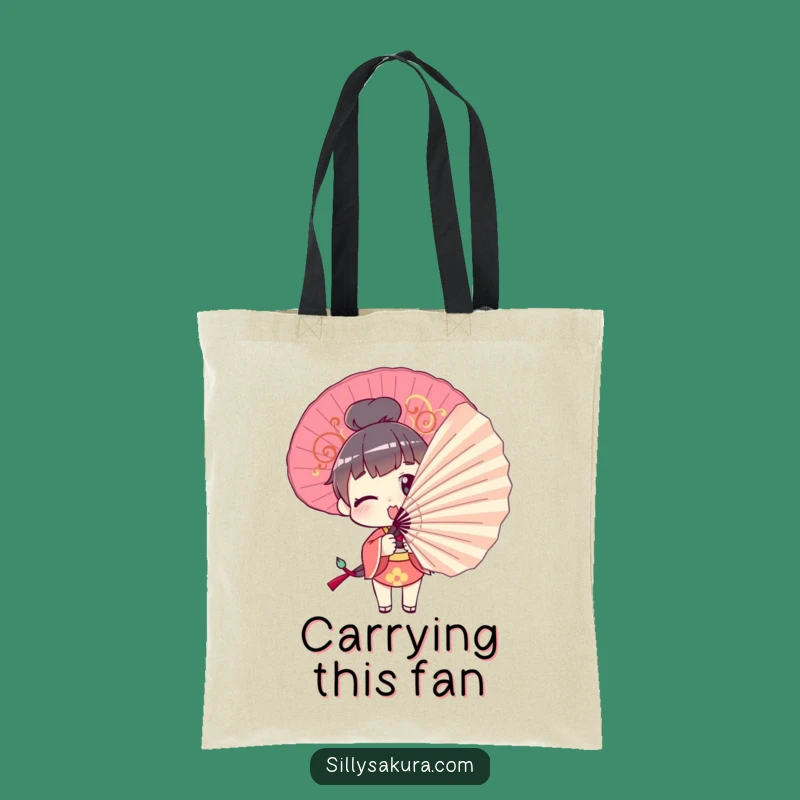 Funny Tote Bag: Fan Flair Mishap, Your Chic Funny Gift