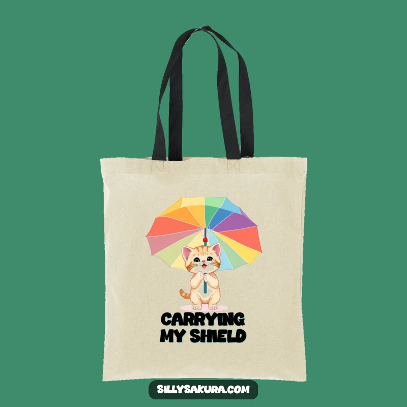 Funny Kitten Umbrella Tote Bag - Carry Your Adventure!