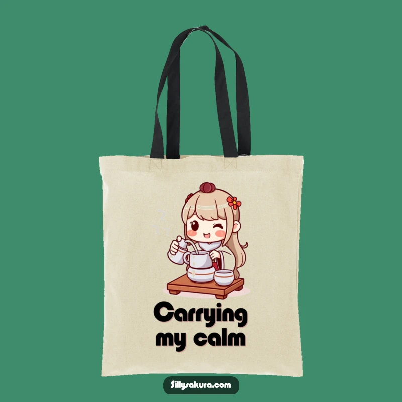 Funny Tea Ceremony Tote Bag: Stylish Carry-all & Humorous Charm