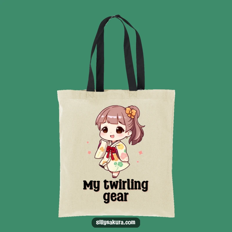 Funny Tote Bag: Kimono Dancer's Style, Your Chic Funny Gift